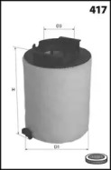 LUCAS FILTERS lfaf270 -  Воздушный фильтр